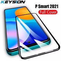 KEYSIONกระจกนิรภัยสำหรับHuawei Pสมาร์ท2021 Y7A Y9A Y8S 2020 HDครอบคลุมหน้าจอฟิล์มกันรอยสำหรับHonor 10X Lite