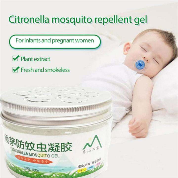Natural Mosquito Repellent Scented Gel Safe Pregnant Baby Nontoxic