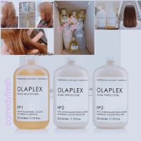 Olaplex no1+no2+no2ชุดคอมโบ ซ่อมแซมเส้นผมเสียหายจากย้อมและทำผม ป้องกันผมเสียง่ายให้คุณภาพผมดีขึ้น100ml+100ml*2