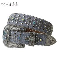 【jw】❅☞☢ Cintos punk rock para mulheres e homens letra strass fivela de bling cinto decorativo PU cintura jean vintage marca luxo