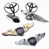 Hot New Auto Front Logo Metal Chromed Emblem Badge Sticker Decoration for Toyota Camry PRIUS REIZ COROLLA EZ PRODO VENZA HIGHLANDER RAV4 zhi