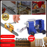 【คุณภาพสูง】เครื่องเหลาลูกโซ่แบบพกพา Jig Manual Chainsaw Chain Sharpening สำหรับเลื่อยโซ่ส่วนใหญ่และเลื่อยไฟฟ้า3หัว