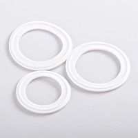 5ชิ้นร่อง Ptfe ปะเก็นพอดีท่อ Mm Od 19มม.-108แอมป์; 50.5มม.-119Mm Od โอดีความสะอาดแบบไตรแคลมป์หน้าแปลนปลอกโลหะในปะเก็น