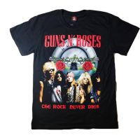 งร็อค Guns N Roses T-shirt  cotton short sleeve ขนาดของผู้ชาย S-3XL จัดส่งจากประเทศไทย