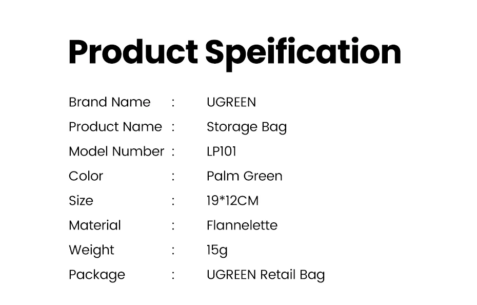 Túi đựng phụ kiện Ugreen LP101