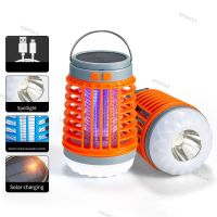 2 in1 LED USB Solar power Mosquito Killer Lamp protable Lantern Outdoor Repellent light Insect Bug mosquito Trap moskito camping WDAGTH