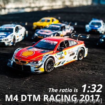 ❅♞ hrgrgrgregre 1:32 bmw m8 m4 gte dtm le mans liga carro de corrida modelo diecast veículos brinquedo simulação coleção crianças presente