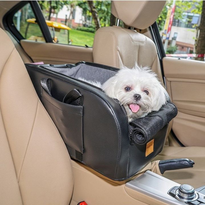 คาร์ซีทสุนัข-คาร์ซีทแมว-dog-car-seat-กระเป๋าสุนัข-กระเป๋าแมว-กระเป๋าหมาในรถ-ระบายอากาศ-กันน้ำ-ซักได้