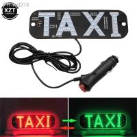 ▫✆▪ TAXI-LED luz indicadora para carro sinal de aviso isqueiro interruptor sucção duas cores vermelho e verde luz de táxi