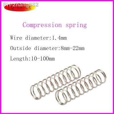 Compressed Spring Release Spring Return Spring Pressure Spring Wire Diameter 1.4mm Outer Diameter 8-22mm