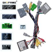 SKYFAME 16Pin Car Wiring Harness Adapter Canbus Box Decoder For Mitsubishi Pajero V97 V73 V60 Outlander RP5-MT-101