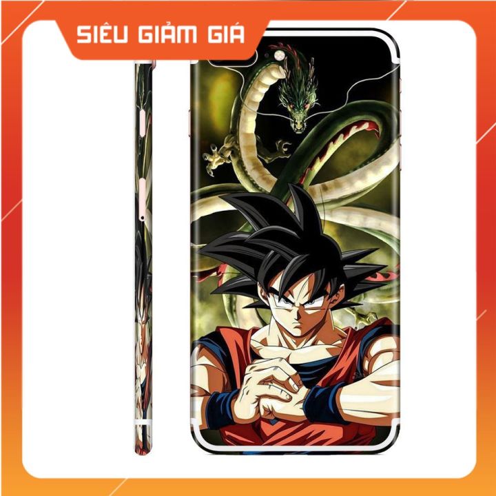 Miếng dán skin hình Songoku Dragon Ball (Mã: 7vnr011) cho iPhone ...