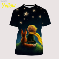 Fashion New Summer Summer Mens 3D Printing Little Prince T-shirt fashion versatile t-shirt