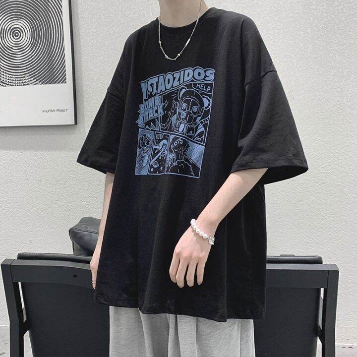 size-s-8xl-เสื้อยืดแขนสั้นลายการ์ตูนญี่ปุ่นสําหรับผู้ชาย-unisex