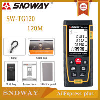 SNDWAY Digital Laser Rangefinder 40m 50m 70m 100m 120m Electronic Roulette Trena Tape Measure