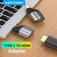 Vention USB C เป็น HDMI 2.0อะแดปเตอร์ USB Type C สาย HDMI 4พันแปลงสำหรับ  ซัมซุง S10S9หัวเว่ย P40 Xiaomi Type C เป็น DP