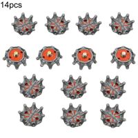 【hot】✎  14Pcs Shoe Spikes Studs Soft Fast Twist Footjoy Cleat Metal Screw Accessories