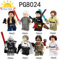 HowarBess ของเล่นบล็อคก่อสร้างโมเดลนักรบหนึ่ง Minifigure Han Solo Obi-Wan อาคารประกอบพลาสติกบล็อคก่อสร้างตุ๊กตุ่นตัวเล็ก