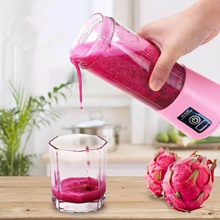 PORTABLE AND RECHARGEABLE BATTERY JUICE BLENDER Lazada PH