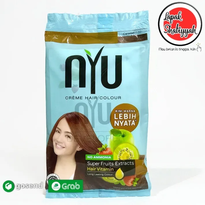 Nyu Pewarna Rambut Sachet Nyu Creme Hair Colour Sachet Pewarna Rambut 30gr Pewarna Rambut Permanen Halal