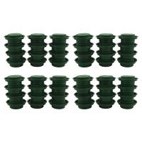 DIY Flower Arrangement Kit Green Round Wet Floral Foam, Wedding Aisle Flowers,(Flower Foam with Bowl, 48 Pieces)