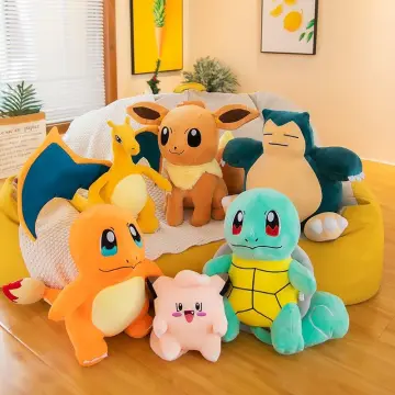 Pokemon Fire-breathing Dragon Little Fire Dragon Evolution Edition Sleeping  Anime Pikachu Surrounding Plush Toys Children's Gift