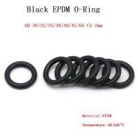 วงแหวนโอริง EPDM สีดำ OD30/32/35/38/40/45/66 CS 2Mm ทนต่อการกัดกร่อน-30/50ชิ้น