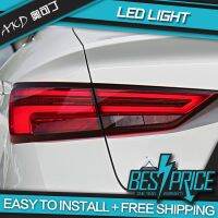 【ขายดี528 Oooozkhjue 】 ✓ AKD แต่งรถสำหรับ Audi A3ไฟท้าย2013-2019 A3หลอดไฟ LED หาง LED DRL ไดนามิกไฟเบรกรถอุปกรณ์ยานยนต์ถอยหลัง