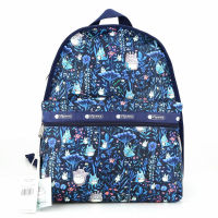 2023 Lesportsac สินค้าใหม่กระเป๋าเป้สะพายหลังปีนเขากันน้ำน้ำหนักเบากระเป๋าผู้หญิงเกาหลีกระเป๋าเป้เดินทางกระเป๋านักเรียน7812จัดส่งฟรี