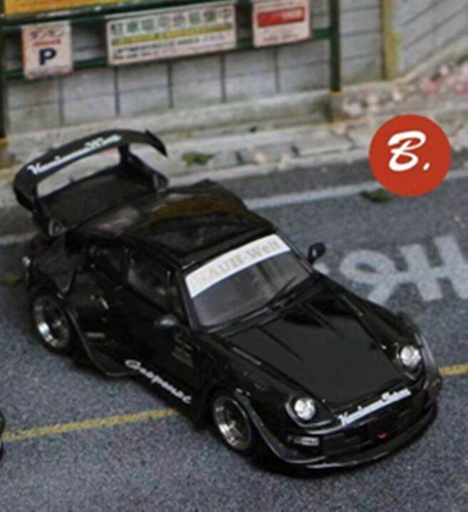 sw-1-64-rwb-993-bright-black-white-limited999-diecast-model-car