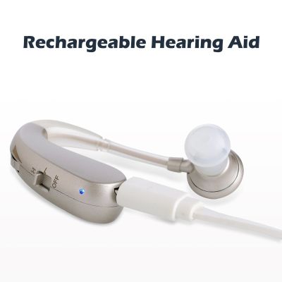 ZZOOI Hearing Aid Rechargeable Sound Amplifier Audífonos Wireless Hearing Aids For Elderly Moderate to Severe Loss Behind the Ear Care