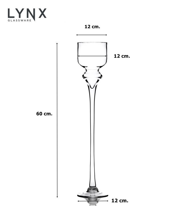 lynx-stem-vase-081-แจกันแก้ว-แจกันมีก้าน-แฮนด์เมด-ทรงสูง-เนื้อใส-มีความสูง-3-ขนาดให้เลือก