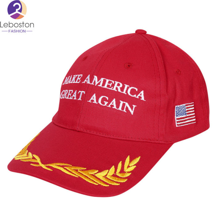 หมวก-leboston-hat-make-america-great-again-หมวก-donald-trump-2016หมวกเบสบอลแบบปรับได้ของ-republican-unisex-adult-black-peace