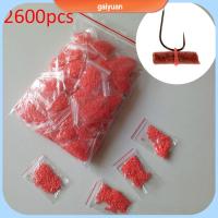 GAIYUAN 2600PCS=13bags ใช้ได้จริง เทียม แบบพกพา ยางรัดปลากระเบนแดง เครื่องบดย่อยเหยื่อหนอนเลือด อุปกรณ์ตกปลา คลิปแมลงแดง