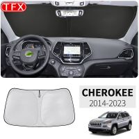 สำหรับ Jeep Cherokee KL 2014-2023รถนาโน-Insulat ที่บังแดดกระจกบังลมของเล่นเด็กบาจาหมวกกันแดดอุปกรณ์ตกแต่งภายในรถยนต์