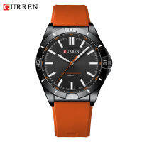 [มีสินค้า] Curren 8449นาฬิกาสำหรับผู้ชายควอทซ์แฟชั่นลำลองอเนกประสงค์นาฬิกาสำหรับผู้ชาย2023สายใหม่ซิลิโคนกันน้ำ