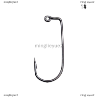 minglieyue2 50ชิ้น/ล็อตเบ็ดตกปลา high Carbon Steel 90องศา Shank Bent น้ำเค็ม JIG Hook