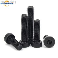 ♝◎  5-10pcs M4 M5 M6 M8 Grade 8.8 steel Black DIN7984 Hex Hexagon Socket Thin Low Short Profile Head Allen Cap Screw Bolt L 6-50mm