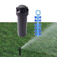 5Pcs G3/4" Lifting Type Buried Rotating Sprinkler 40°~360°Adjustable Pop-up Sprinkler Lawn Football Field Turf Irrigation Nozzle Water Blades