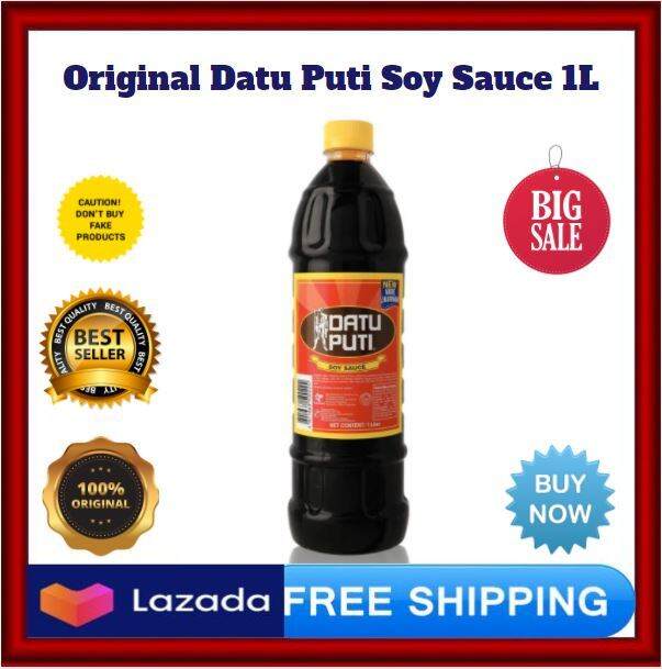 Original/Authentic Datu Puti Soy Sauce 1L Lazada PH