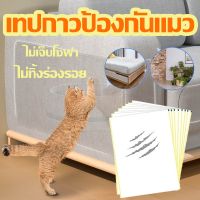 【Cozyi】3 แผ่นผ่นสติ๊กเกอร์ฟิล์มป้องกันแมวข่วน ป้องกันแมวลับเล็บโซฟา ข่วนโซฟา กันแมวข่วนเบาะ กันแมวข่วนรถ อุปกรณ์แมว