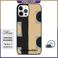 Marimekko127 Phone Case for iPhone 14 Pro Max / iPhone 13 Pro Max / iPhone 12 Pro Max / XS Max / Samsung Galaxy Note 10 Plus / S22 Ultra / S21 Plus Anti-fall Protective Case Cover