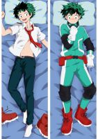 Japanese Anime My Hero Academia Midoriya Izuku Dakimakura Pillow Case Boku No Hero Fullbody Hugging Cosplay Cushion Cover Gift