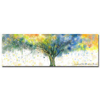 Modular Picture Canvas Prints Waterproof Colorful Money Tree Wall Art Painting Cuadros Decoracion Salon no frame