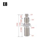 หัวคู่แปลงแกนสกรูอะแดปเตอร์ขาตั้งกล้องกระทะเอียงโปรเจคเตอร์ตัวยึดกล้องอุปกรณ์เสริมอุปกรณ์ถ่ายภาพ