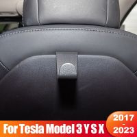 For Tesla Model 3 Y S X 2017-2020 2021 2022 2023 Car Seat Headrest Hook Hanger Storage Hoder Bag Purse Mount Storage Accessories