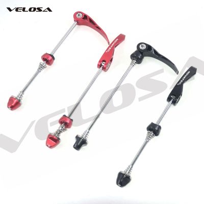 Velosa Novatec alloy QR1 Pair Bicycle Skewers Ultralight Quick Release for MTB and Road Bike