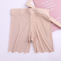 Sinstrong Innsly Women Safety Short Pants Large Size Ice Silk Seamless Female Boxer Boyshort Under Skirt Ladies Underpants Underwear