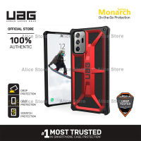 UAG Monarch Series Phone Case for Samsung Galaxy Note 20 Ultra with Military Drop Protective Case Cover - Red