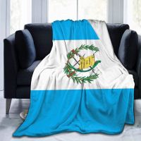 2023 in stock ▲ Featured premium Blanket Lodisfoa Guatemala Flag Flannel Decoration Gift Blanket for Kids Adults A，Contact the seller to customize the pattern for free